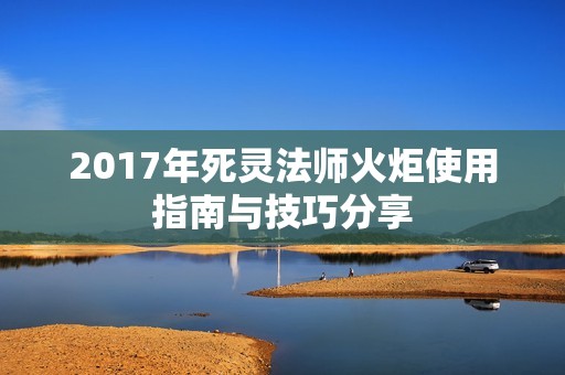 2017年死灵法师火炬使用指南与技巧分享