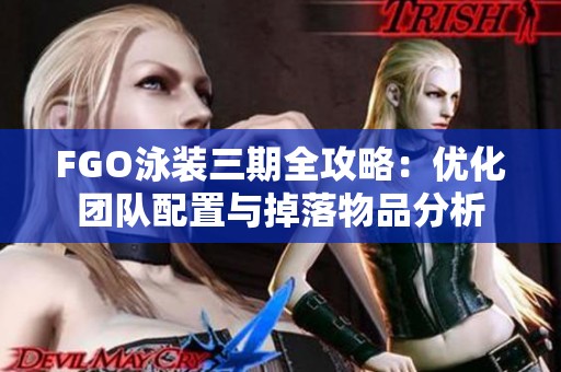 FGO泳装三期全攻略：优化团队配置与掉落物品分析