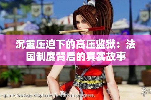 沉重压迫下的高压监狱：法国制度背后的真实故事