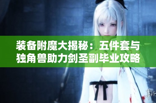 装备附魔大揭秘：五件套与独角兽助力剑圣副毕业攻略