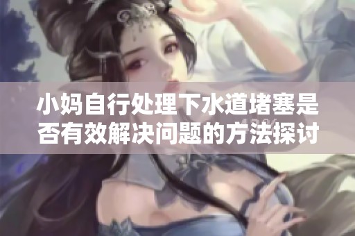 小妈自行处理下水道堵塞是否有效解决问题的方法探讨