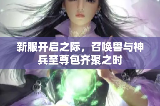 新服开启之际，召唤兽与神兵至尊包齐聚之时