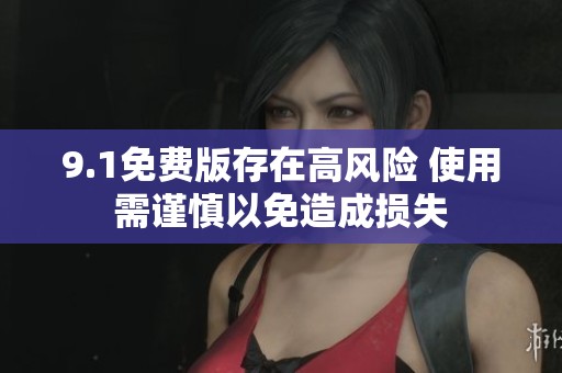 9.1免费版存在高风险 使用需谨慎以免造成损失