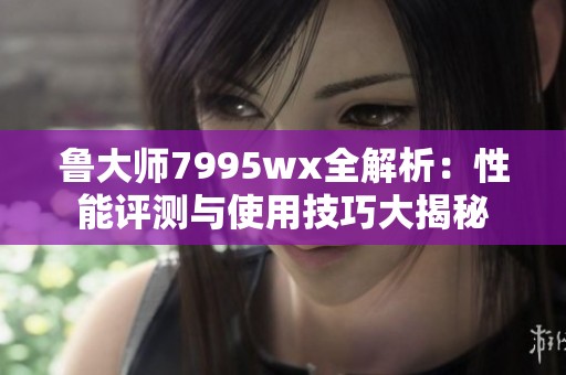 鲁大师7995wx全解析：性能评测与使用技巧大揭秘