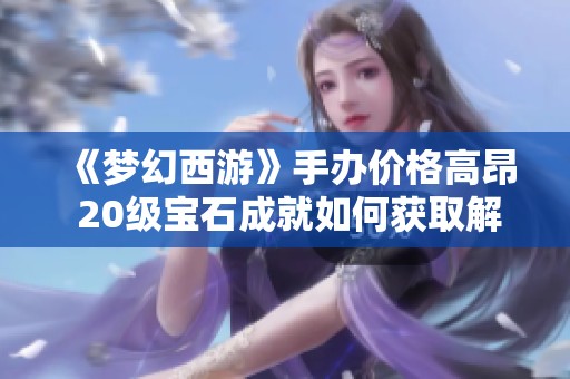 《梦幻西游》手办价格高昂 20级宝石成就如何获取解析