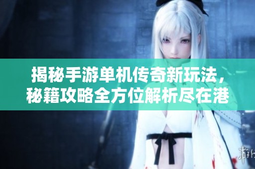 揭秘手游单机传奇新玩法，秘籍攻略全方位解析尽在港湾游戏网