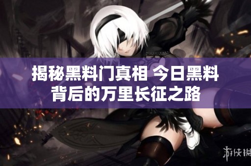揭秘黑料门真相 今日黑料背后的万里长征之路