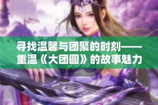 寻找温馨与团聚的时刻——重温《大团圆》的故事魅力