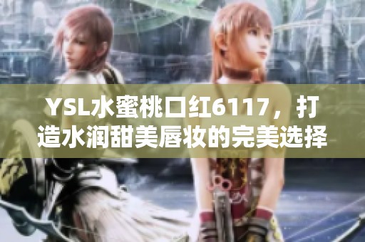 YSL水蜜桃口红6117，打造水润甜美唇妆的完美选择