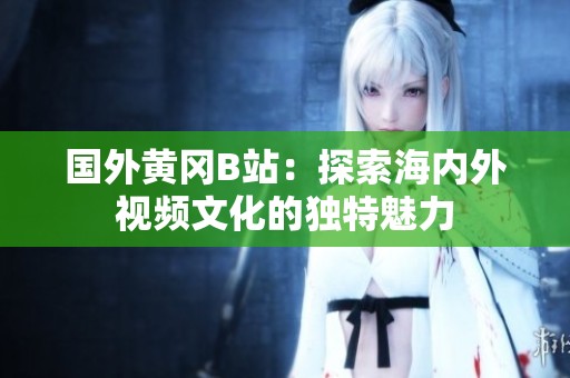 国外黄冈B站：探索海内外视频文化的独特魅力
