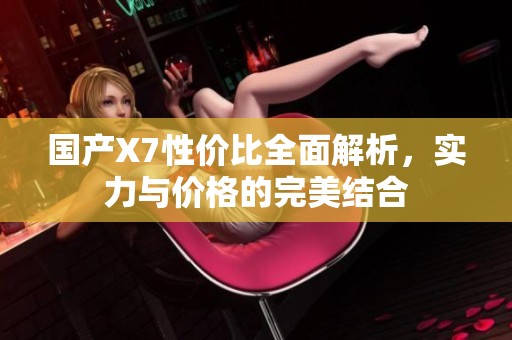 国产X7性价比全面解析，实力与价格的完美结合