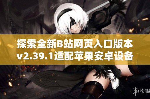 探索全新B站网页入口版本v2.39.1适配苹果安卓设备