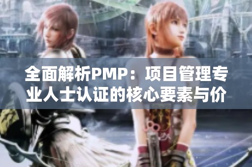 全面解析PMP：项目管理专业人士认证的核心要素与价值