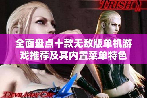全面盘点十款无敌版单机游戏推荐及其内置菜单特色