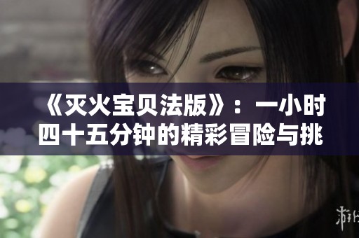 《灭火宝贝法版》：一小时四十五分钟的精彩冒险与挑战