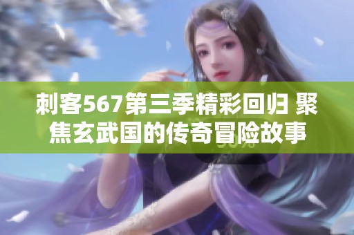 刺客567第三季精彩回归 聚焦玄武国的传奇冒险故事