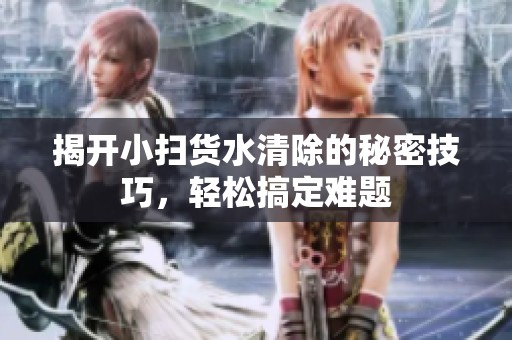 揭开小扫货水清除的秘密技巧，轻松搞定难题