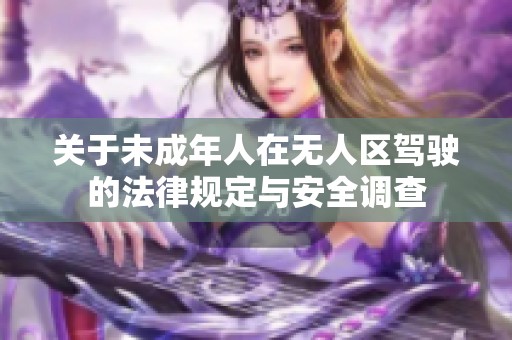 关于未成年人在无人区驾驶的法律规定与安全调查