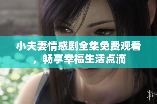 小夫妻情感剧全集免费观看，畅享幸福生活点滴