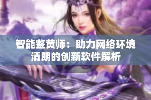 智能鉴黄师：助力网络环境清朗的创新软件解析