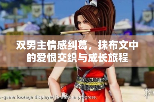 双男主情感纠葛，抹布文中的爱恨交织与成长旅程