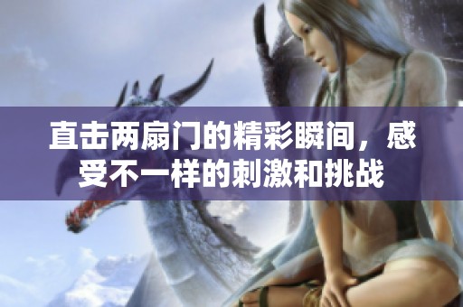 直击两扇门的精彩瞬间，感受不一样的刺激和挑战