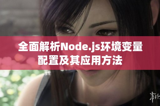 全面解析Node.js环境变量配置及其应用方法