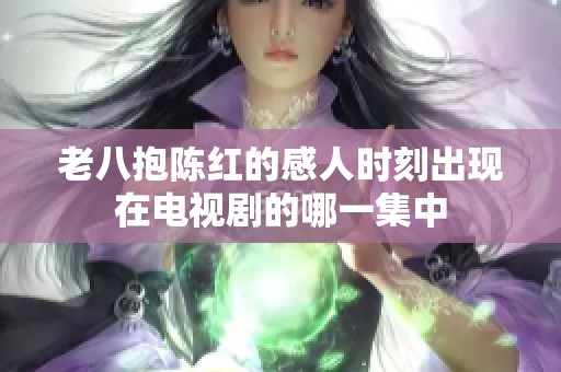 老八抱陈红的感人时刻出现在电视剧的哪一集中