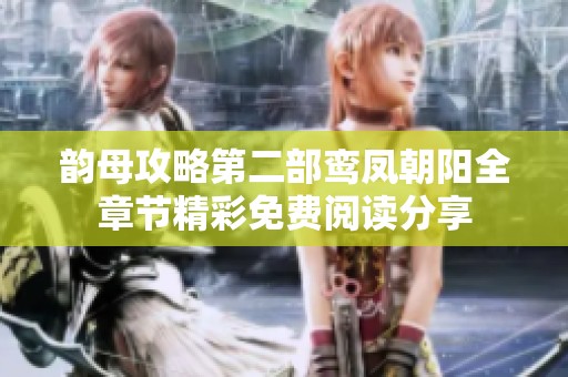 韵母攻略第二部鸾凤朝阳全章节精彩免费阅读分享