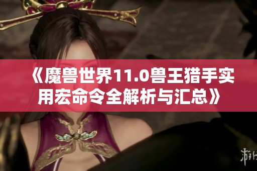 《魔兽世界11.0兽王猎手实用宏命令全解析与汇总》