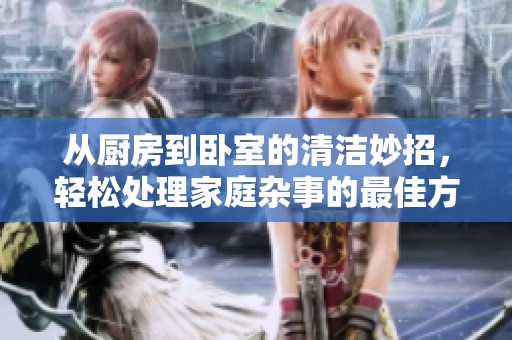 从厨房到卧室的清洁妙招，轻松处理家庭杂事的最佳方法