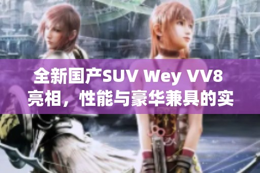全新国产SUV Wey VV8 亮相，性能与豪华兼具的实力之作