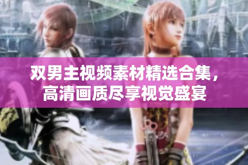 双男主视频素材精选合集，高清画质尽享视觉盛宴