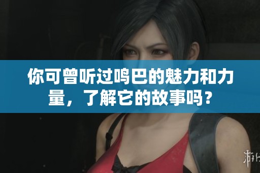你可曾听过鸣巴的魅力和力量，了解它的故事吗？