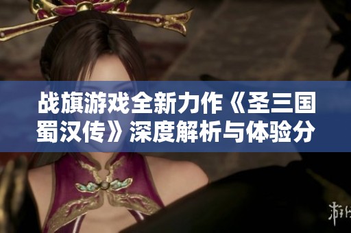 战旗游戏全新力作《圣三国蜀汉传》深度解析与体验分享