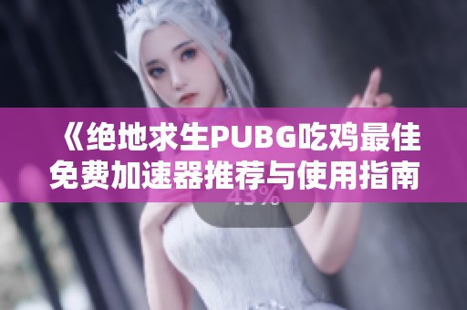 《绝地求生PUBG吃鸡最佳免费加速器推荐与使用指南》