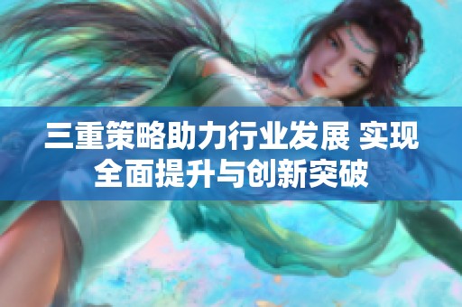 三重策略助力行业发展 实现全面提升与创新突破