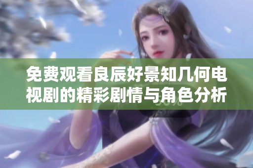 免费观看良辰好景知几何电视剧的精彩剧情与角色分析