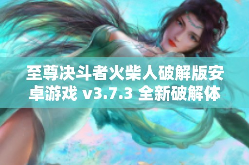 至尊决斗者火柴人破解版安卓游戏 v3.7.3 全新破解体验下载