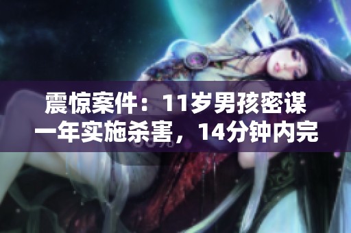 震惊案件：11岁男孩密谋一年实施杀害，14分钟内完成作案