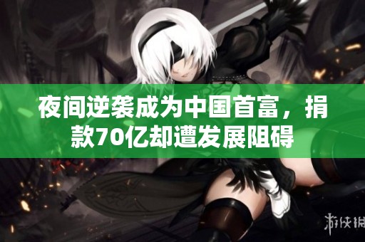 夜间逆袭成为中国首富，捐款70亿却遭发展阻碍