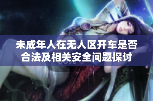未成年人在无人区开车是否合法及相关安全问题探讨
