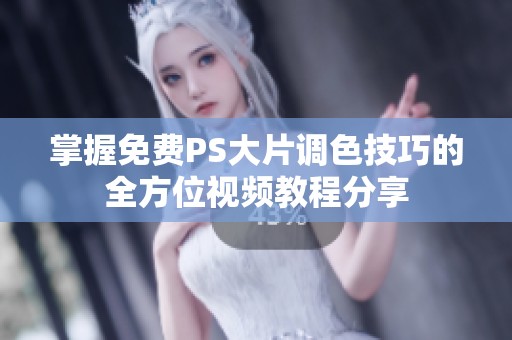 掌握免费PS大片调色技巧的全方位视频教程分享