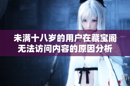 未满十八岁的用户在藏宝阁无法访问内容的原因分析