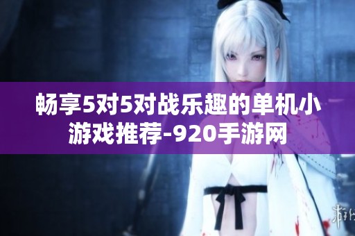 畅享5对5对战乐趣的单机小游戏推荐-920手游网