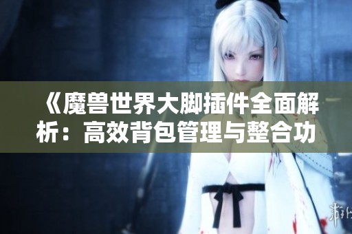 《魔兽世界大脚插件全面解析：高效背包管理与整合功能》