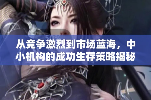从竞争激烈到市场蓝海，中小机构的成功生存策略揭秘