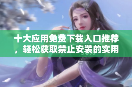 十大应用免费下载入口推荐，轻松获取禁止安装的实用工具