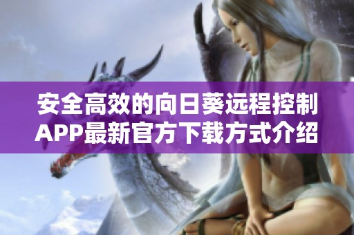 安全高效的向日葵远程控制APP最新官方下载方式介绍