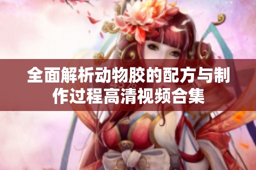 全面解析动物胶的配方与制作过程高清视频合集